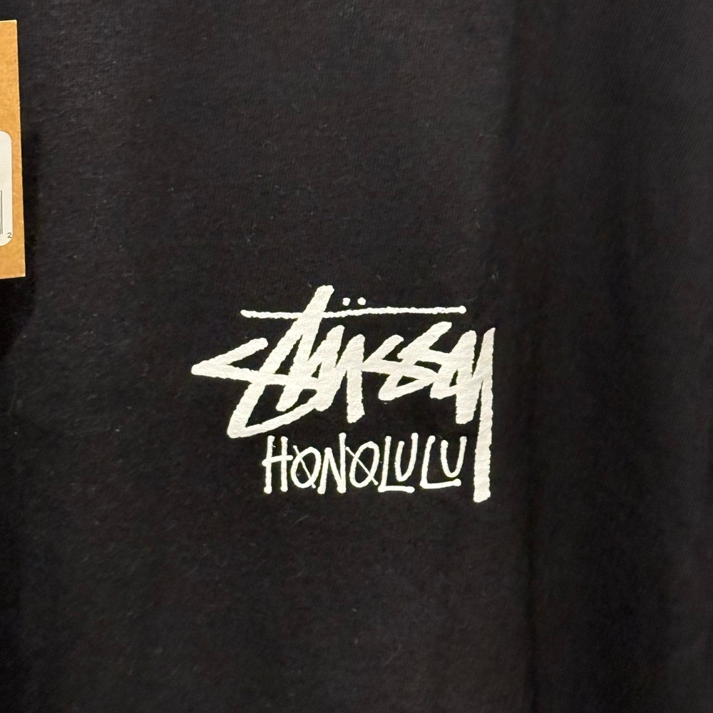 Stussy Honolulu Black Long Sleeve T Shirt XXL Rare